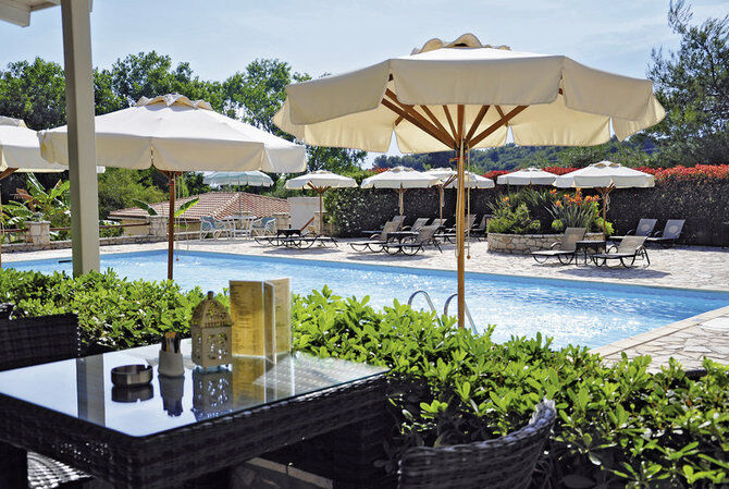 Aquarius Hotel Vasilikí 外观 照片